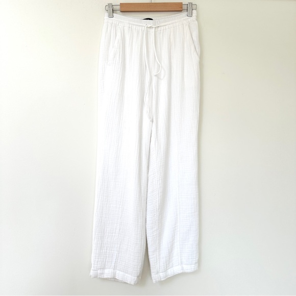 J. Crew Cotton Gauze Summer Pants Lightweight White Pant - Picture 1 of 9
